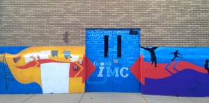 UCIMC（建物南）壁画＠Urbana, March16, 2016