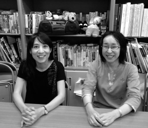 akaさん(左）とKyokoさん（右）＠Kobe, July14, 2016