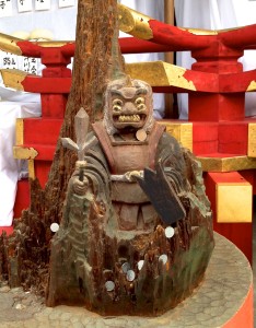 吉田神社の鬼、Kowai＠Kyoto, Feb.2, 2016