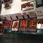 鳥屋でも「食べ歩き」＠錦市場, Kyoto, May1, 2015
